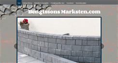 Desktop Screenshot of bengtssonsmarksten.com